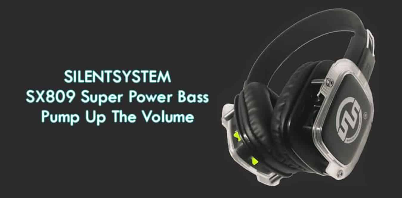 Kopfhörer SX-809 Silentsystem 3-Kanal-Kopfhörer SX809 Super Power Bass